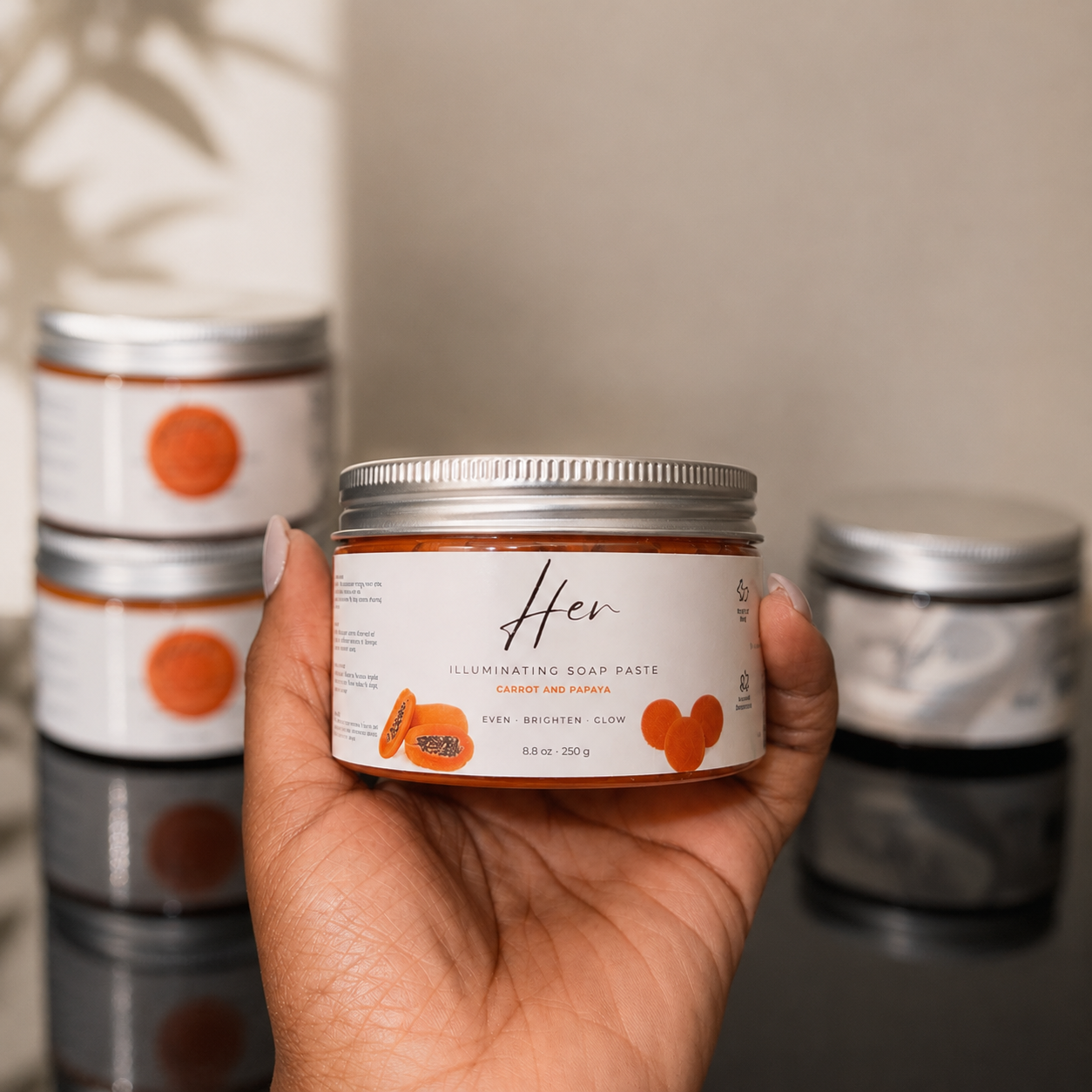 HER Illuminating Carrot & Papaya Soap Paste