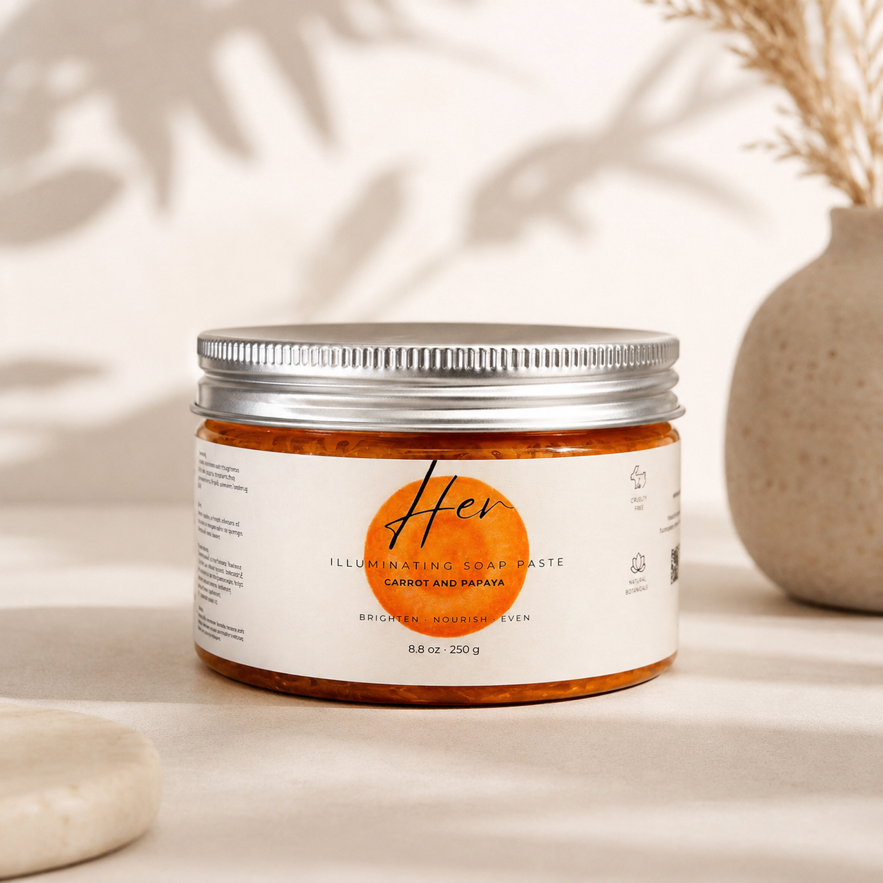 HER Illuminating Carrot & Papaya Soap Paste