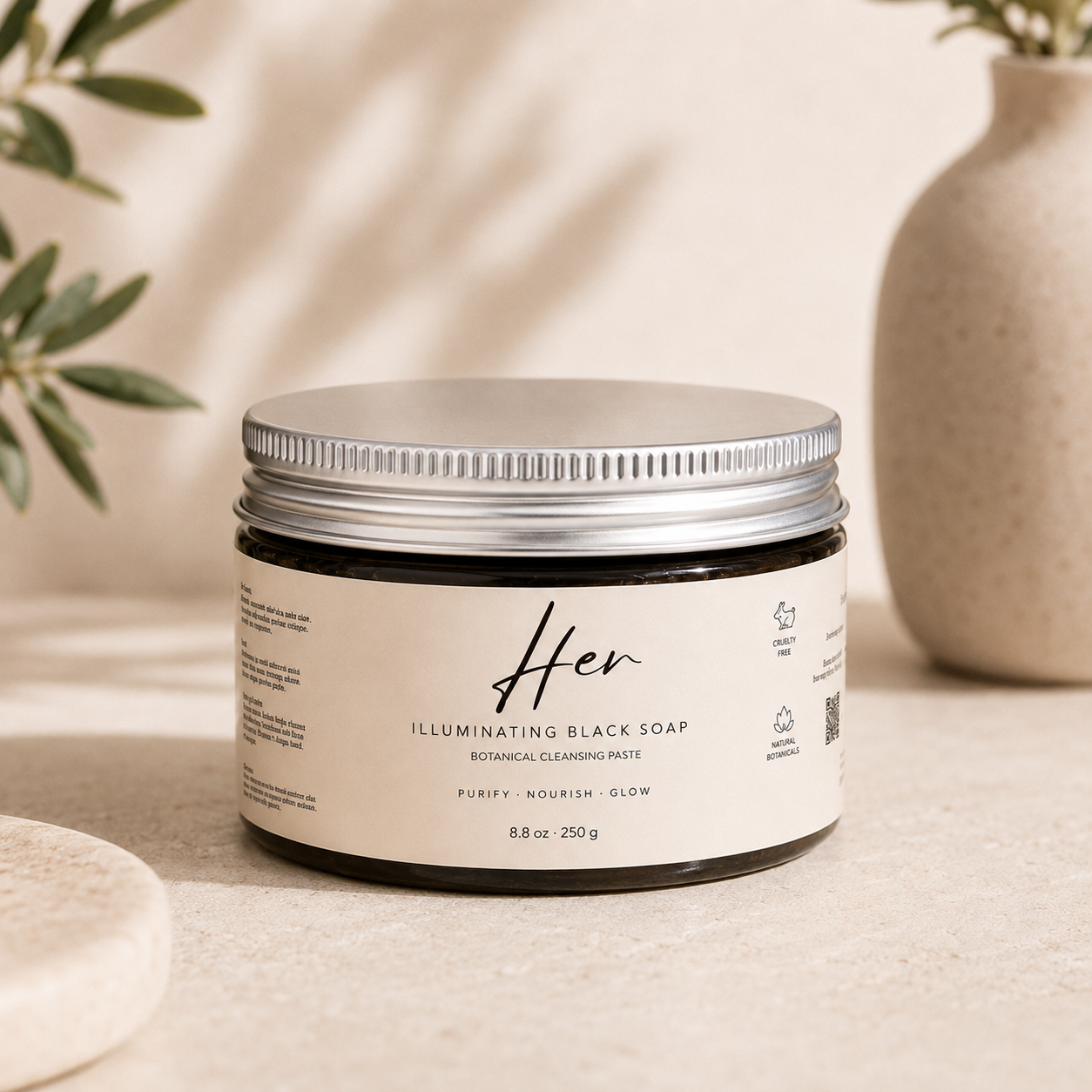 HER Beauty Illuminating Black Soap
