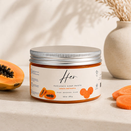 HER Radiance Carrot & Papaya Soap Paste