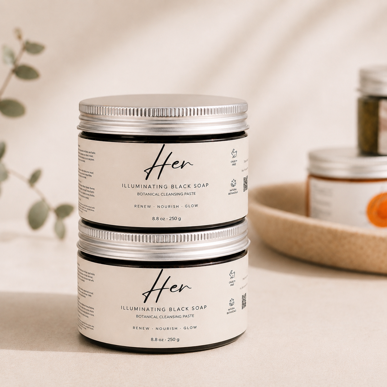 HER Beauty Illuminating Black Soap